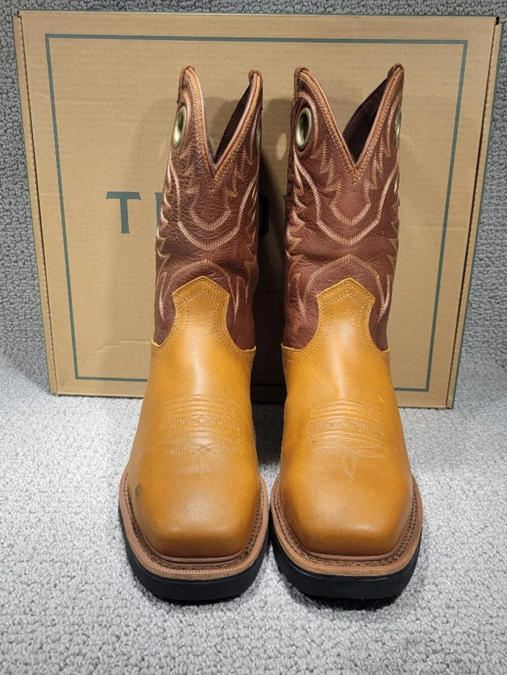 Tecovas Longhaul Men's Size 10.5D Waterproof Square Composite Toe Work Boots